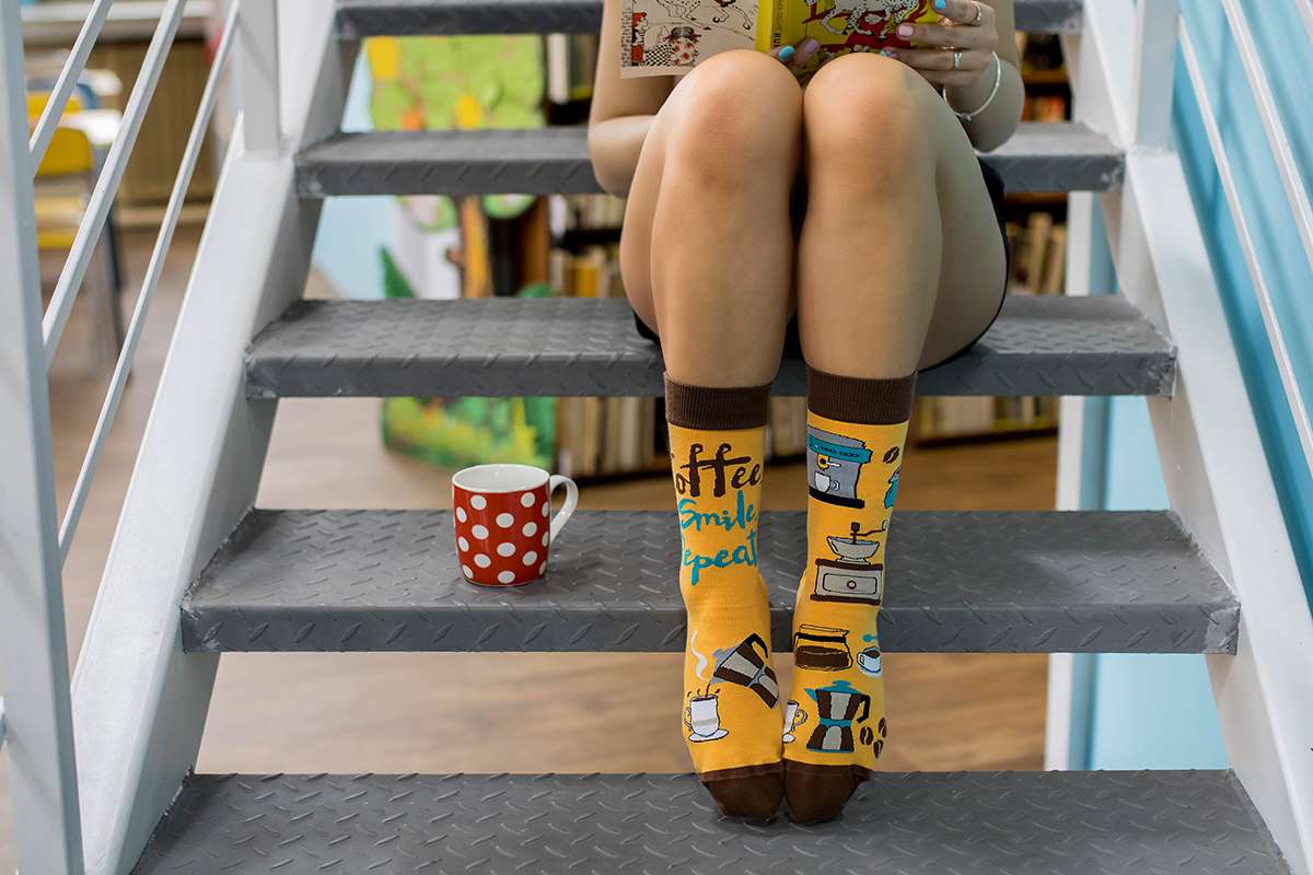 Arty Socks Kafa Zute