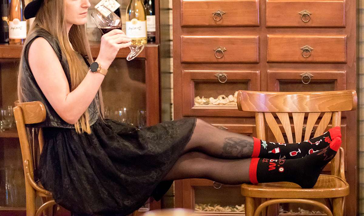 Arty Socks Vino Crne