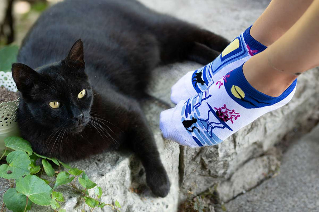 Nazuvice Arty Socks Grčka Bele