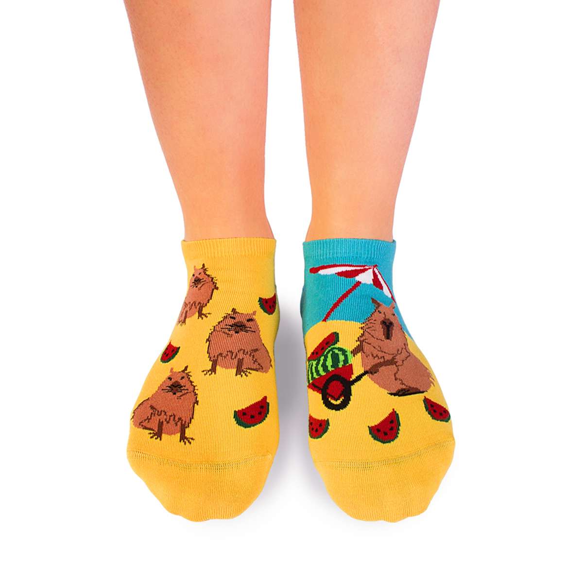 Nazuvice Arty Socks Kapibara Žute