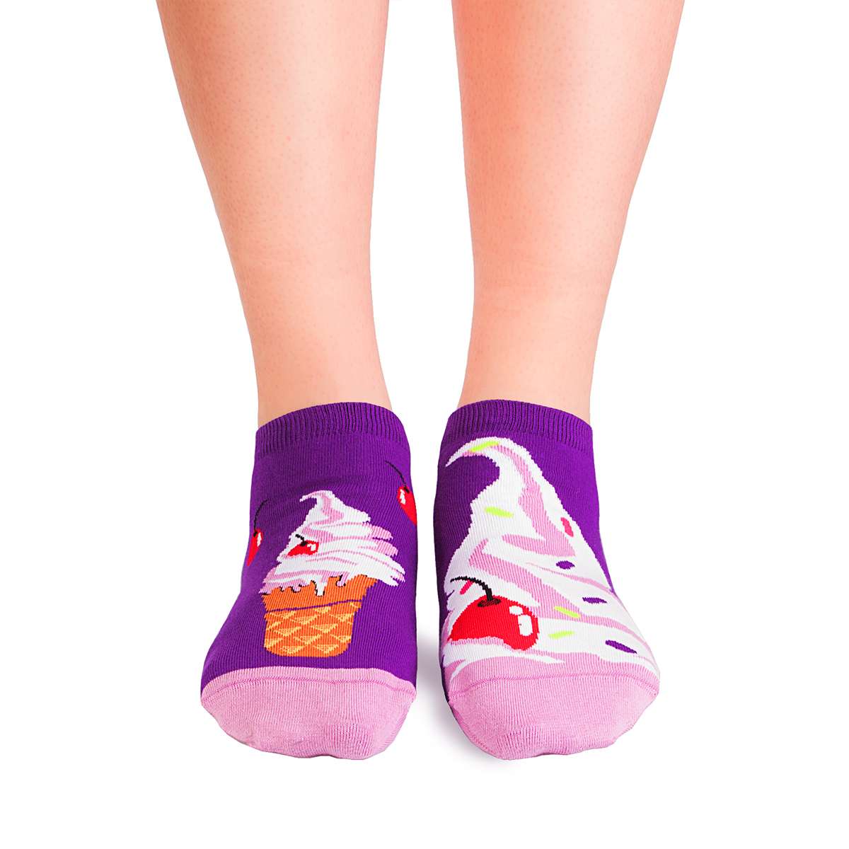 Nazuvece Arty Socks Sladoled Ljubičaste