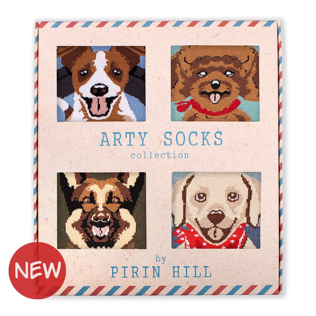 Arty Socks Kutija 4 sa Psima Nove