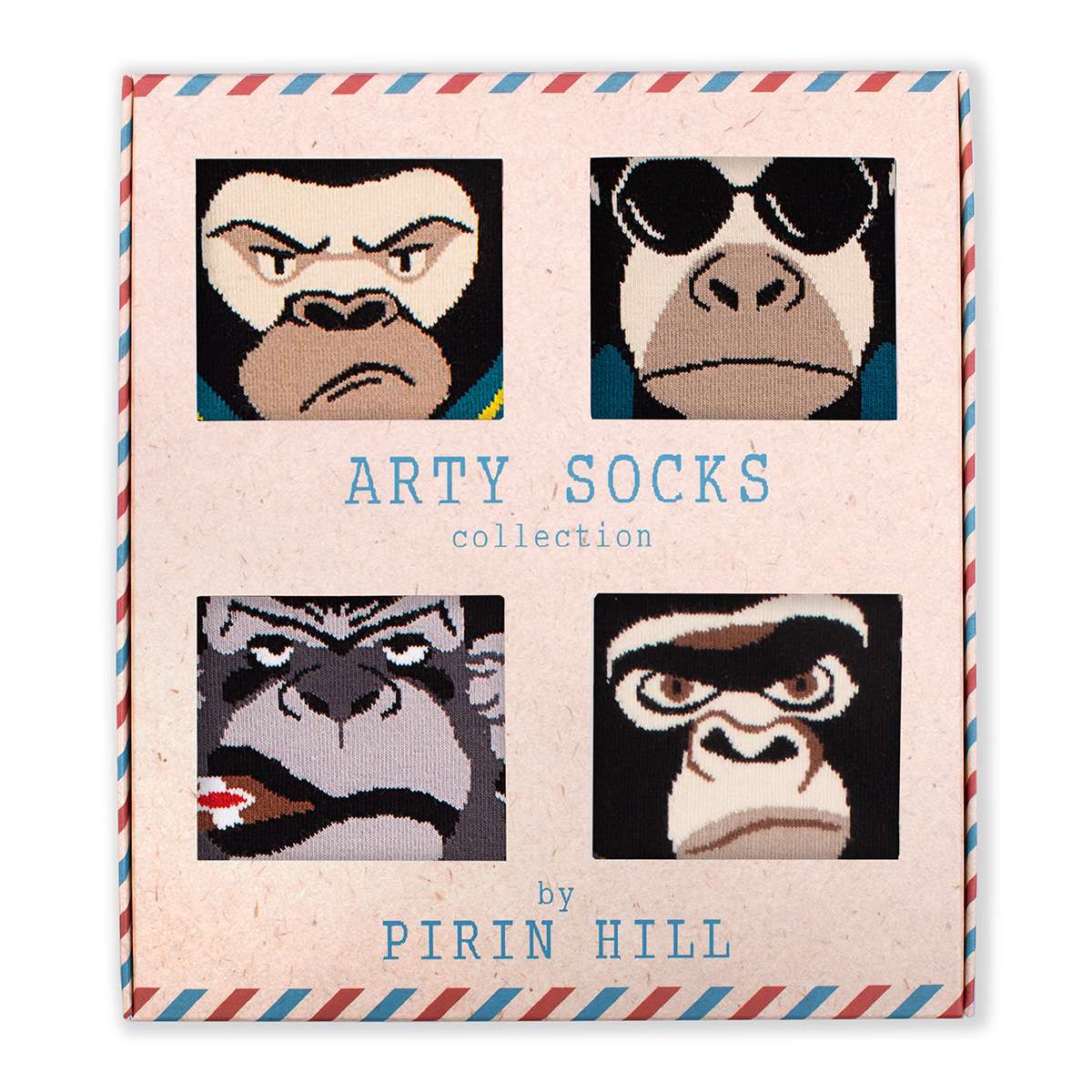 Arty Soks Kutija 4para Monkeys