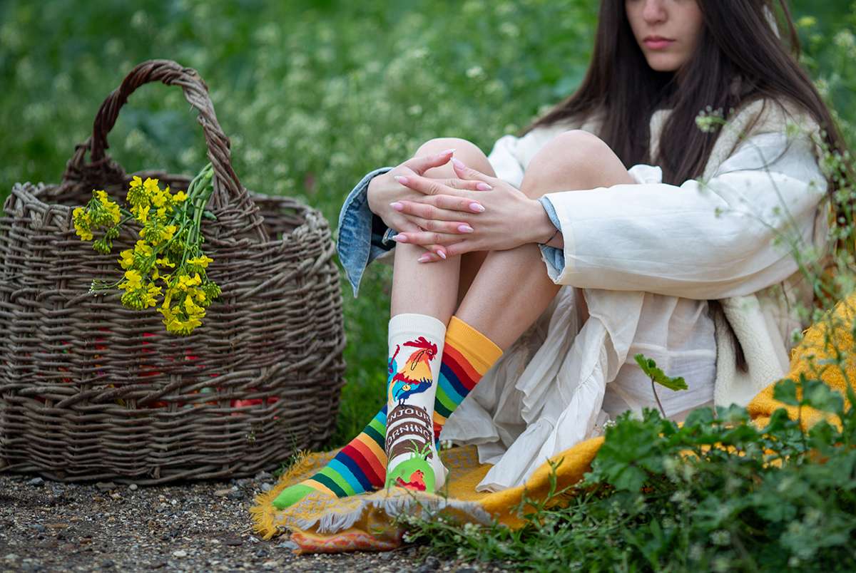 Arty Socks Petao Zelene