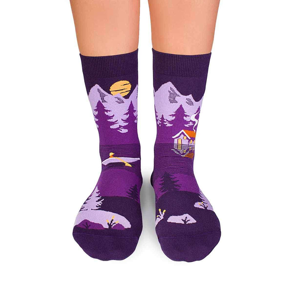 Arty Socks Planine Ljubičaste