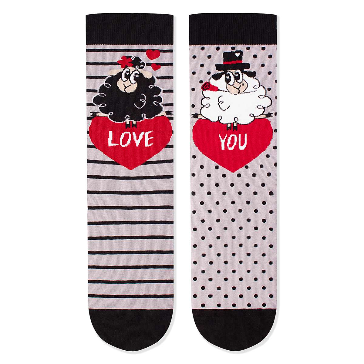 Arty Socks Zaljubljena Ovca Sive
