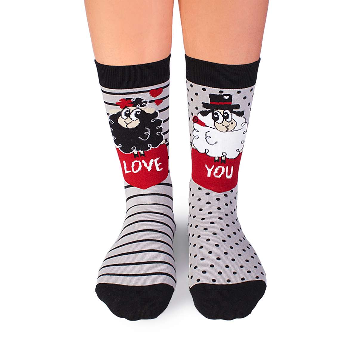 Arty Socks Zaljubljena Ovca Sive