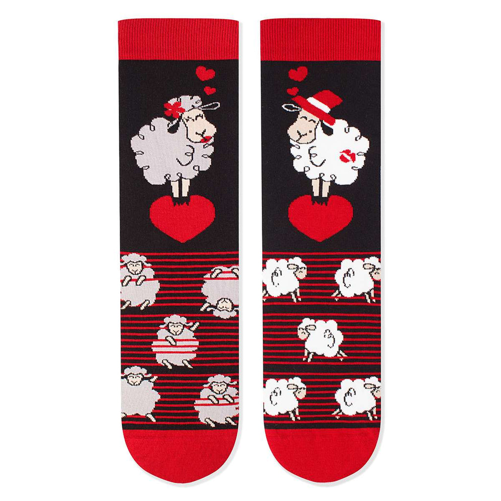 Arty Socks Zaljubljena Ovca Crne
