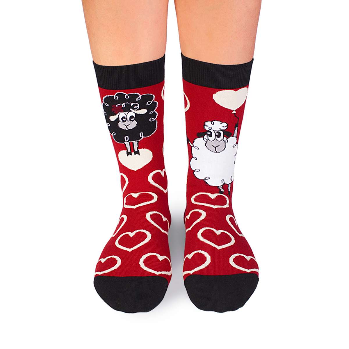 Arty Socks Zaljubljena Ovca Crvene
