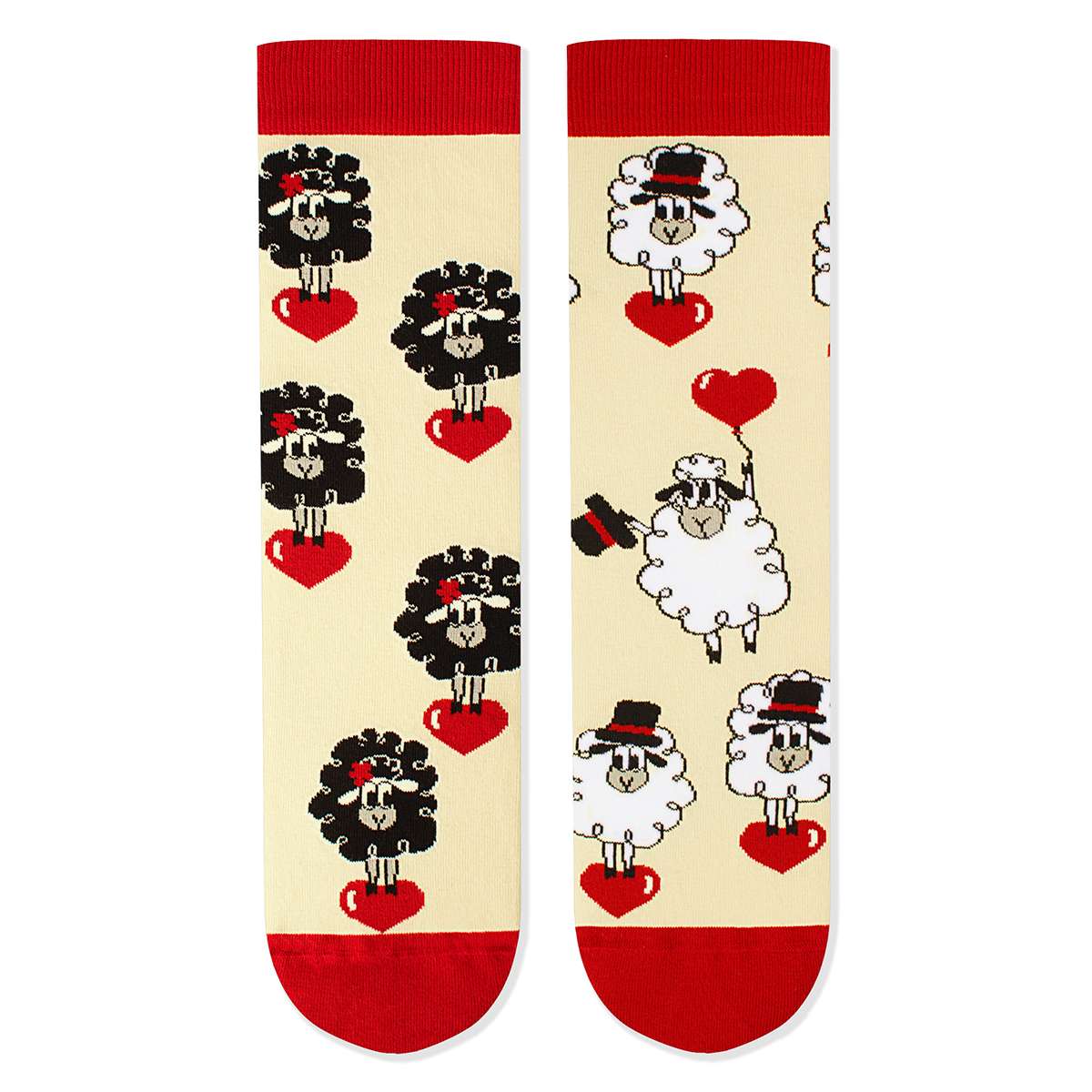 Arty Socks Zaljubljena Ovca Ekru