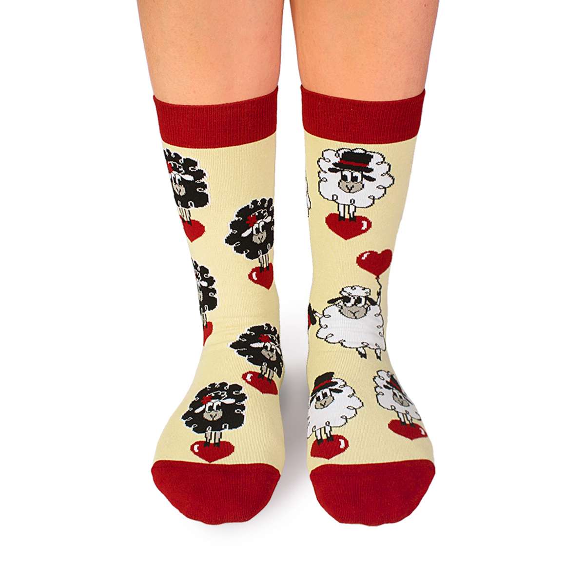 Arty Socks Zaljubljena Ovca Ekru