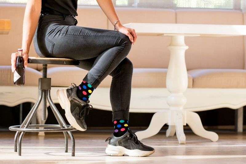 Čarape od Bambusa Tufne Crne