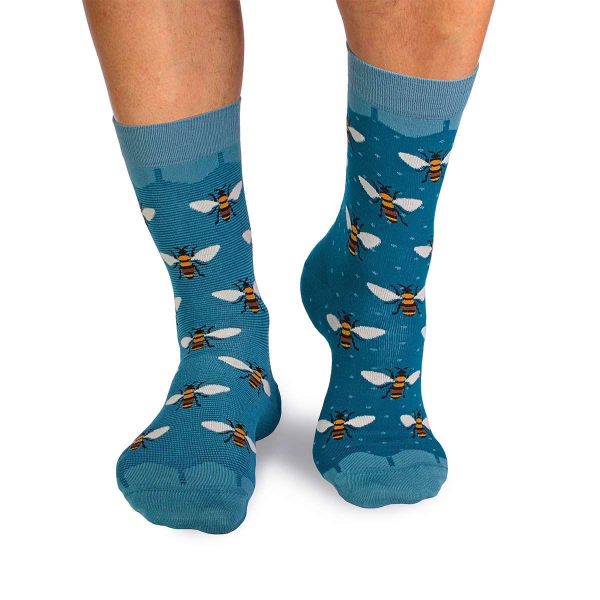 Čarape od Finog Bambusa Pčele Tirkizne