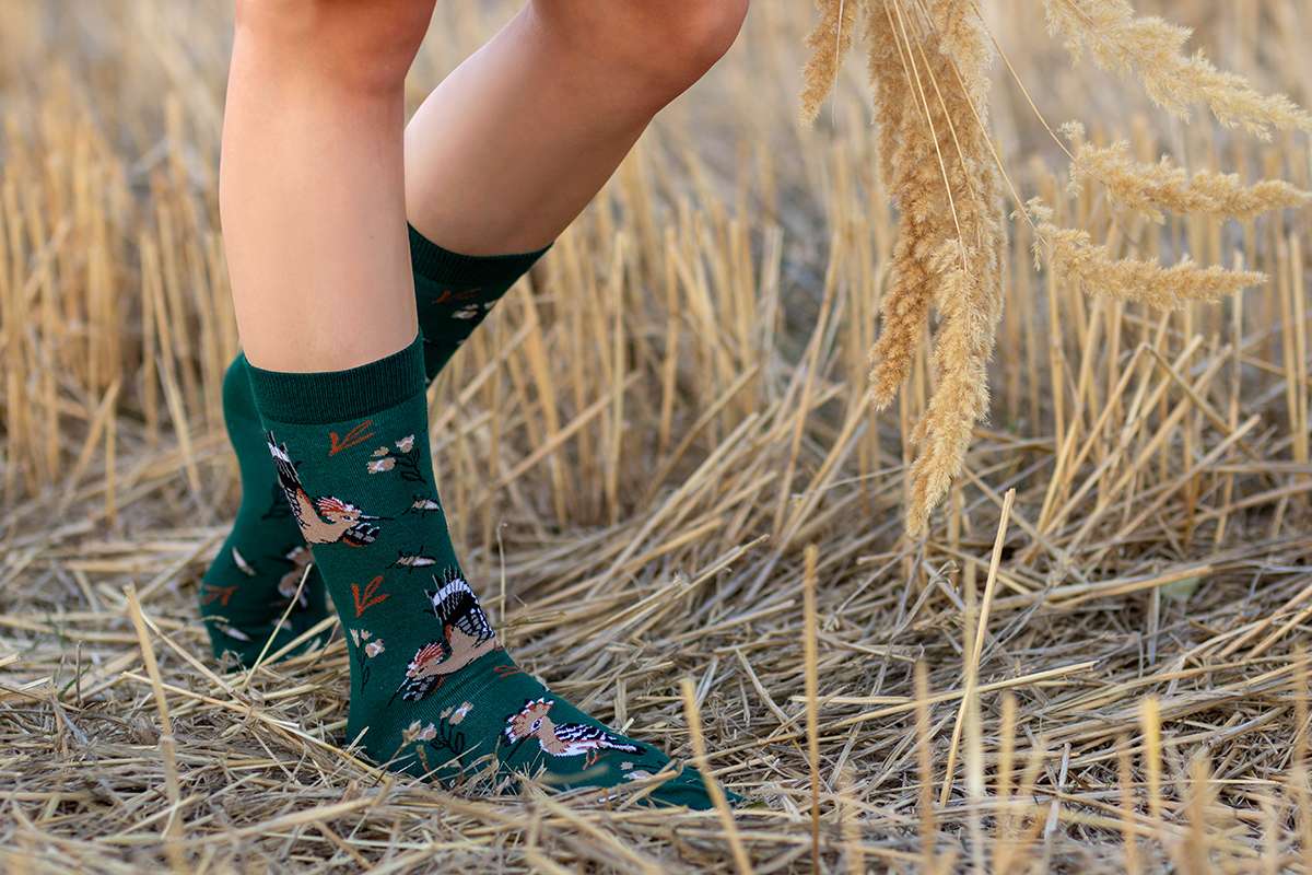 Čarape od Finog Bambusa Tamnozelene