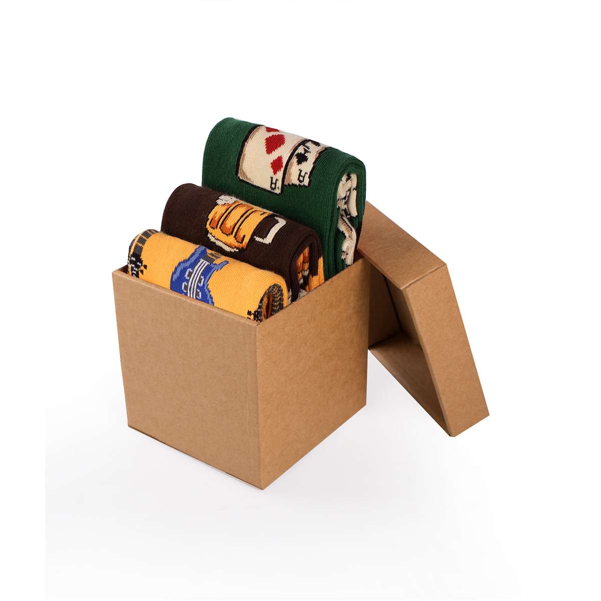 Pamučne Čarape Kutija3 Rock