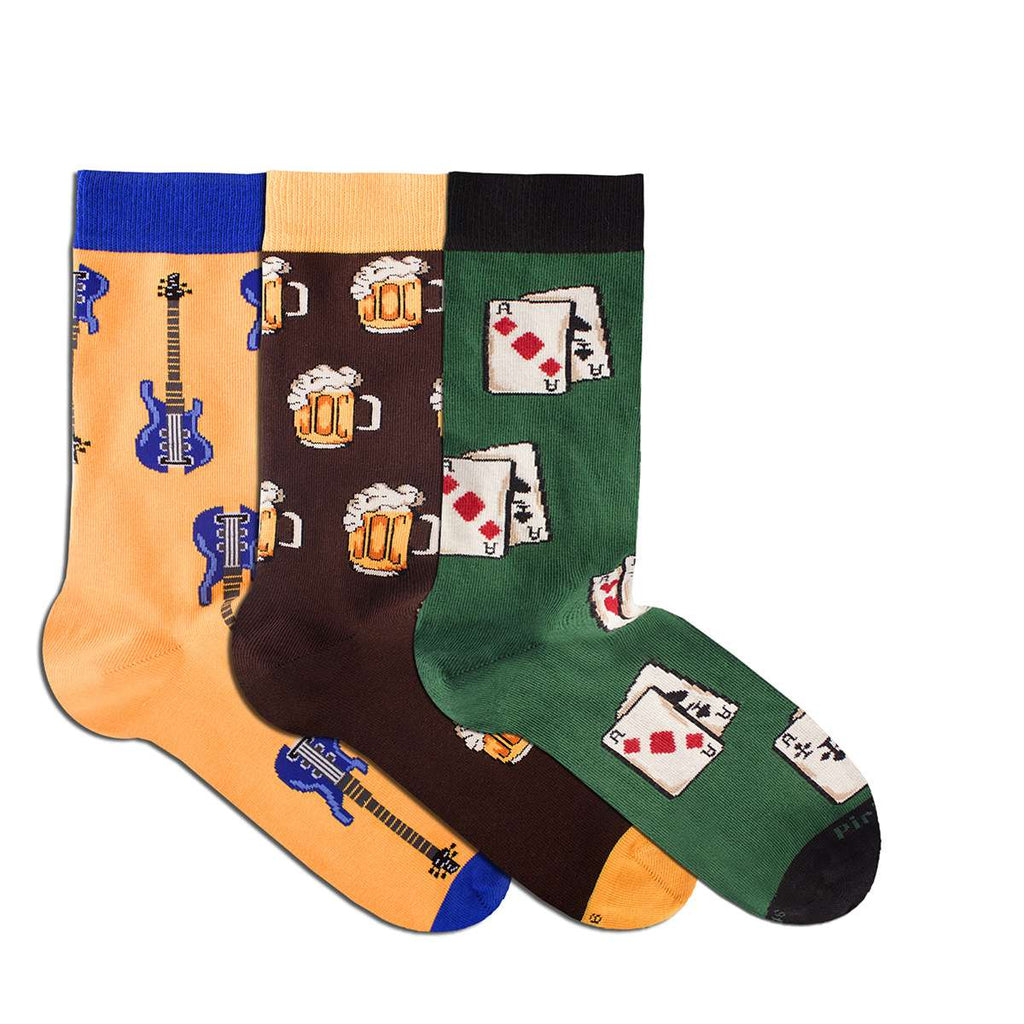 Pamučne Čarape Kutija3 Rock