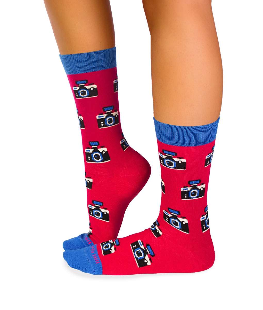 Pamučne Čarape Retro Fotoaparat