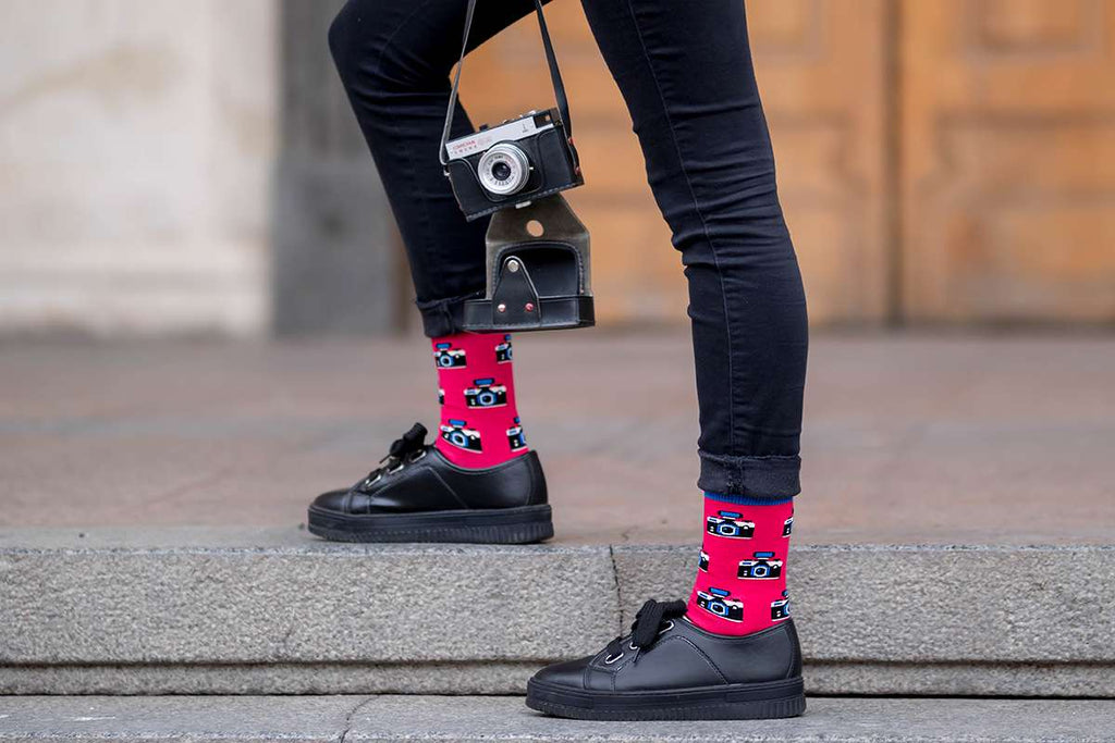 Pamučne Čarape Retro Fotoaparat