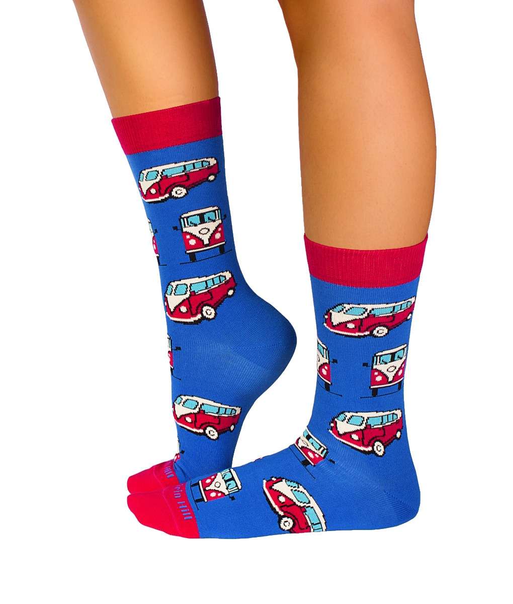 Pamučne Čarape Retro Autobus