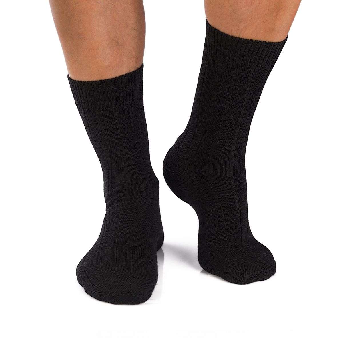 Merino Warm M Čarape Crne