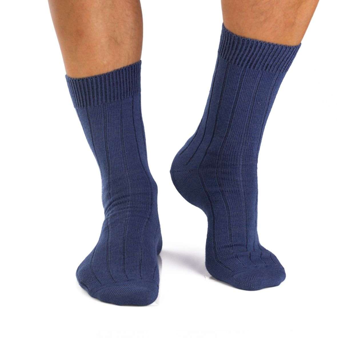 Merino Warm M Čarape Teksas Plave