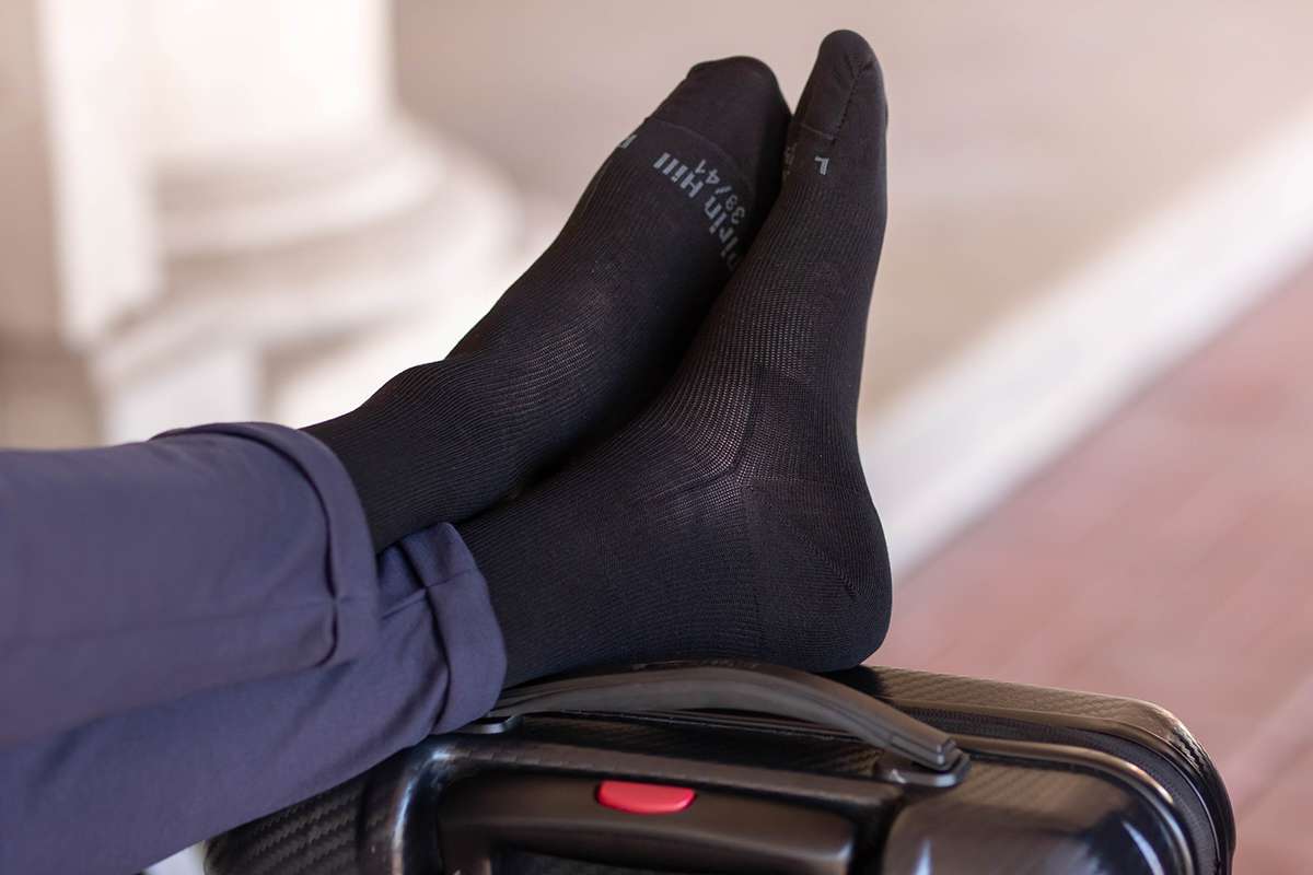 Kompresivne Dokoleniceod od Mercerizovanog Pamuka Antracit