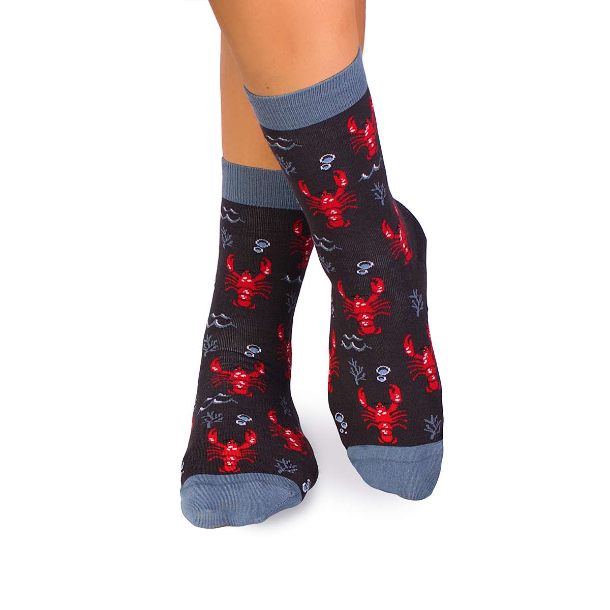 Fine Cotton Čarape Jastog Antracit