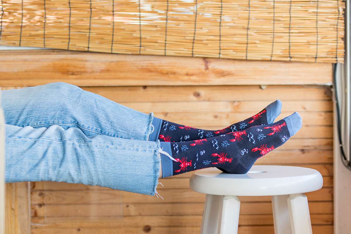 Fine Cotton Čarape Jastog Antracit