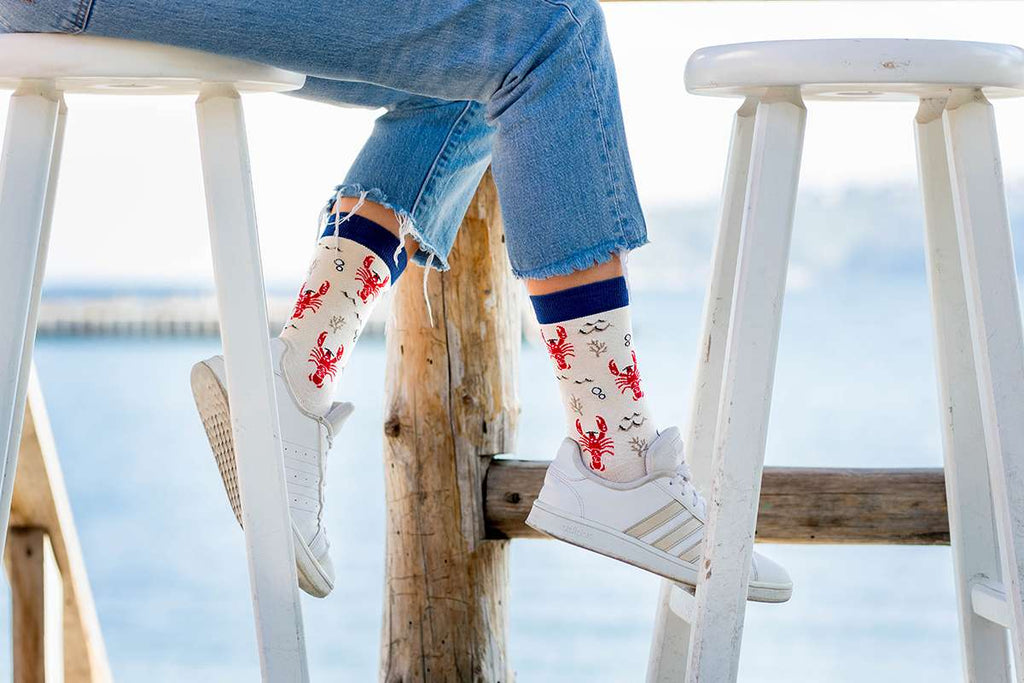 Fine Cotton Čarape Jastog Ekru