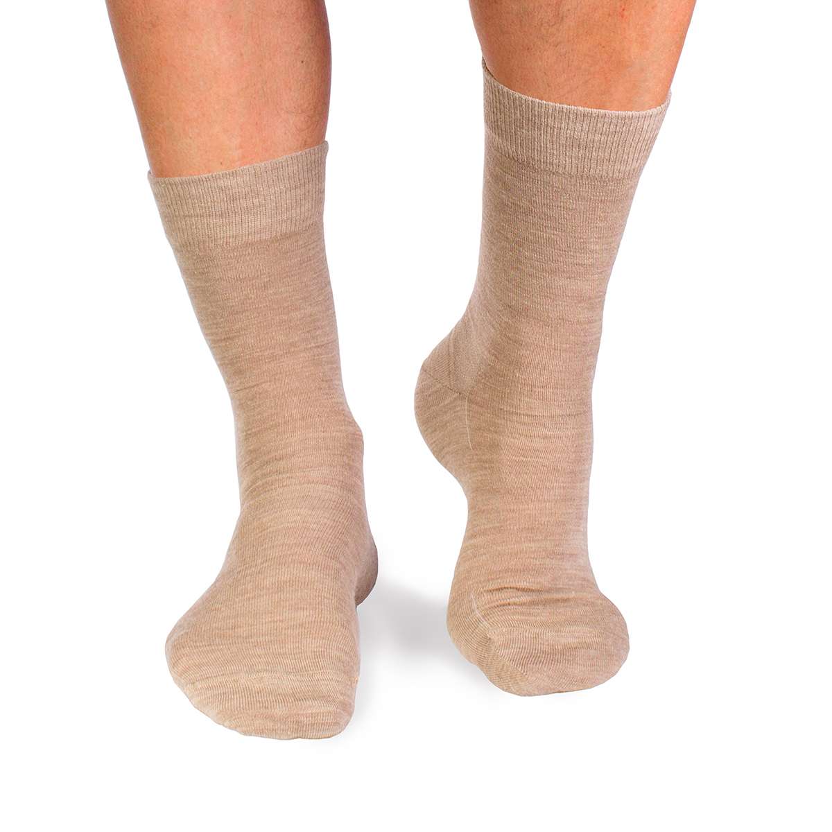 Fine Merino Čarape Bež