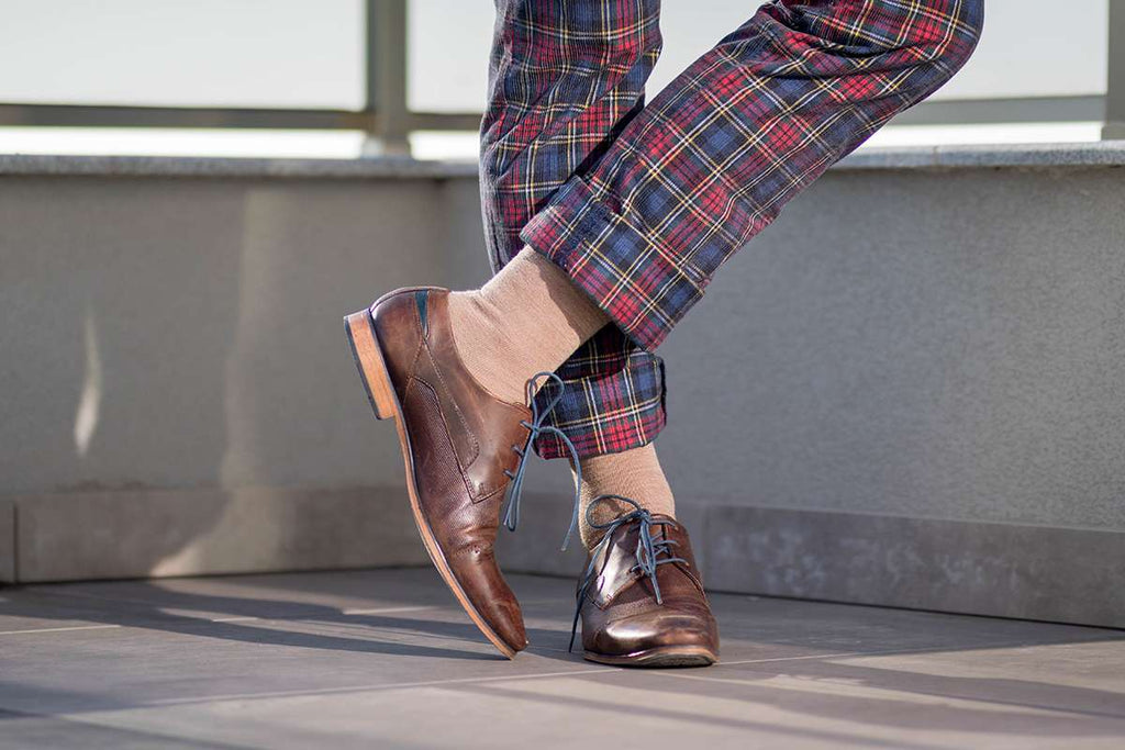 Fine Merino Čarape Bež