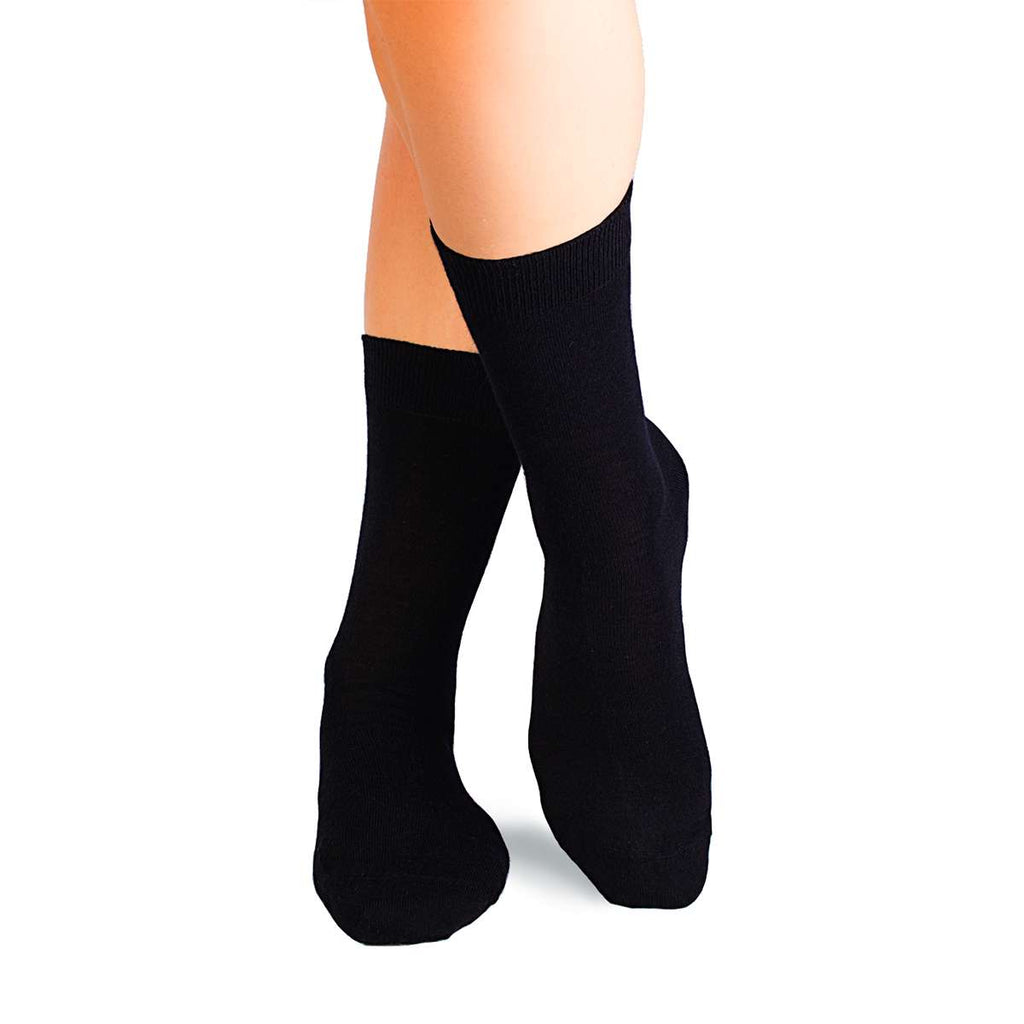 Fine Merino Čarape Crne