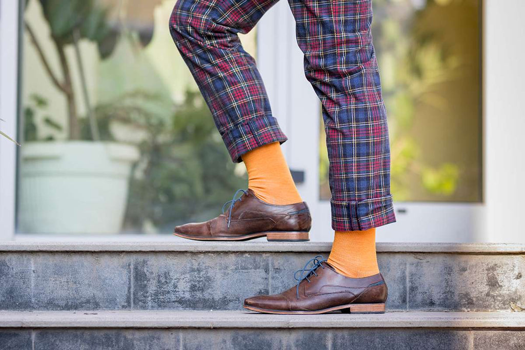 Fine Merino Čarape Oker