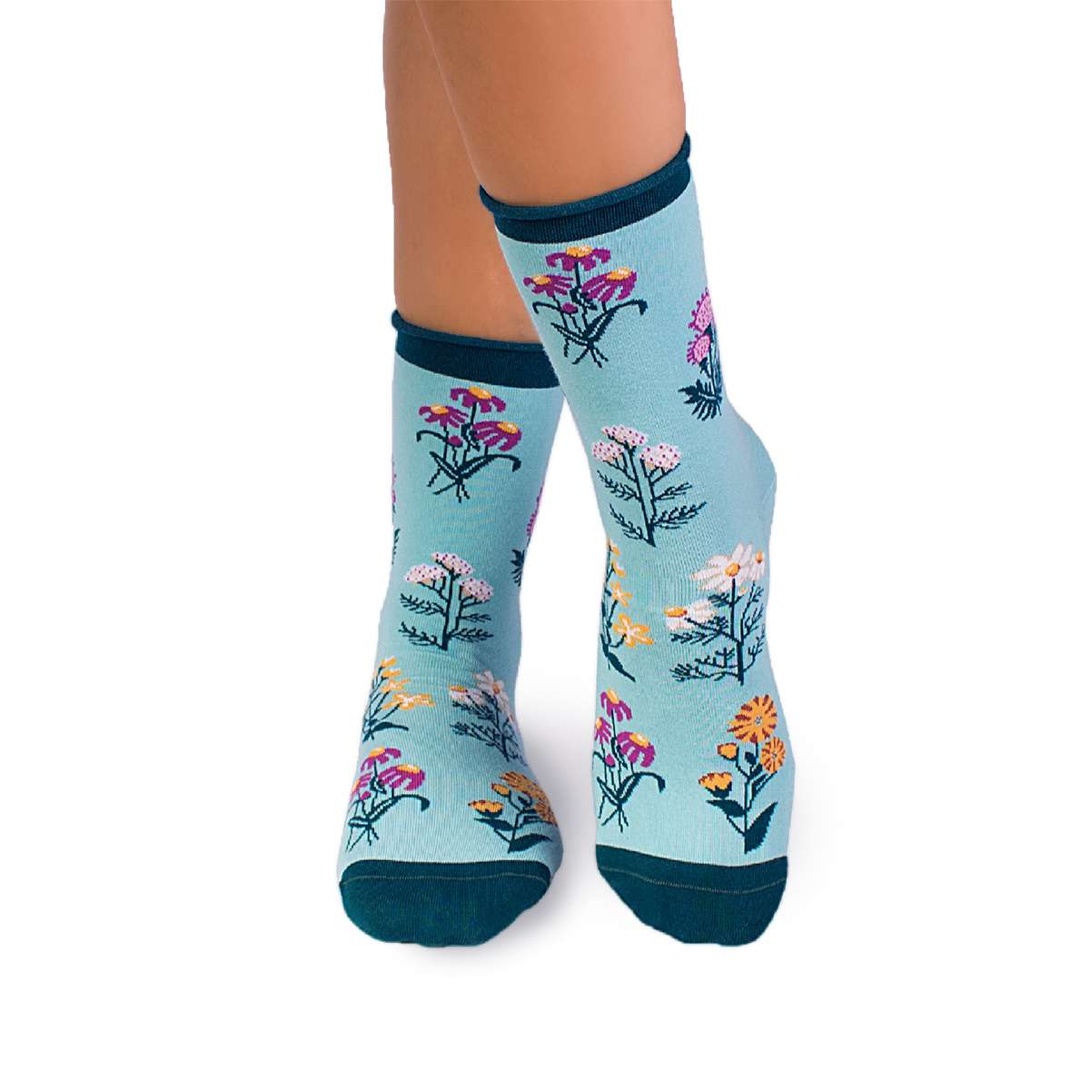 Pamučne Čarape Bilje Menta