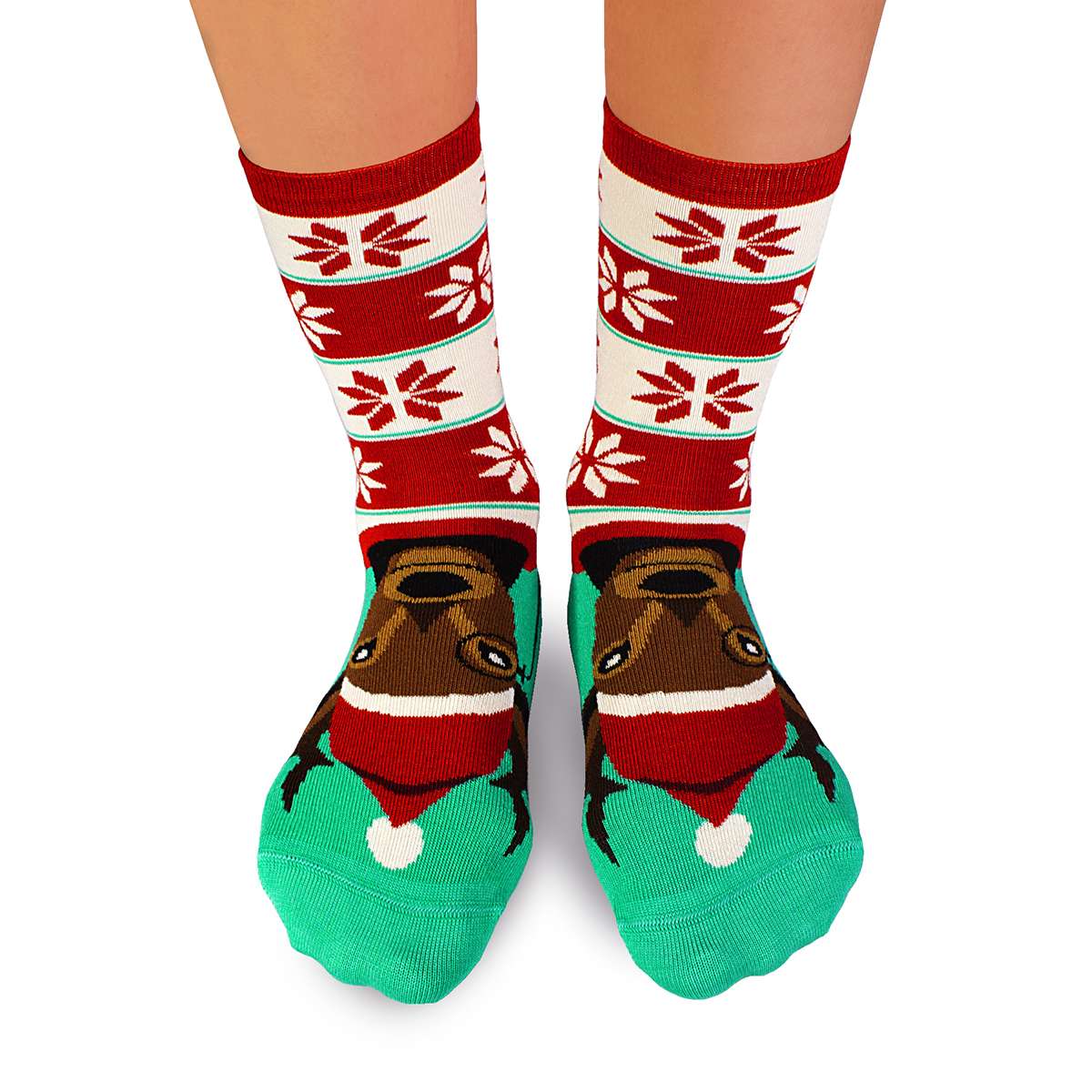 Comfort Feet Božićne Čarape Jelen