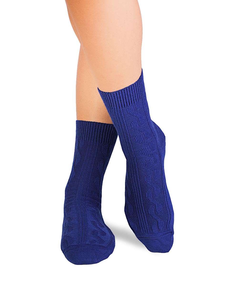 Merino Braid Čarape Plave