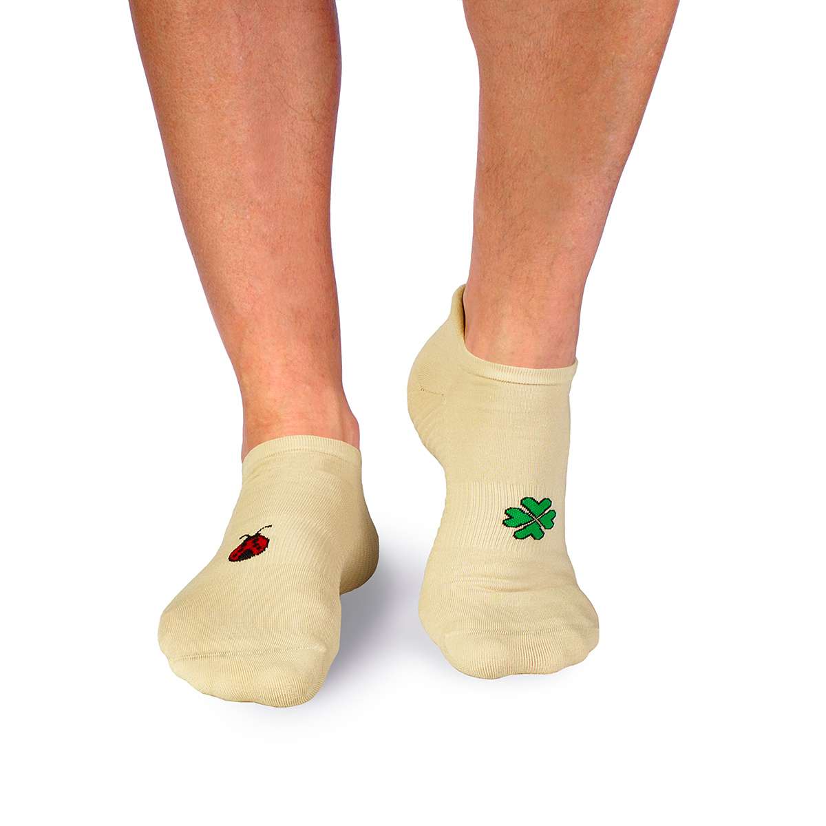 Active Day Pamučne Nazuvice Detelina i Bubamara - Bež