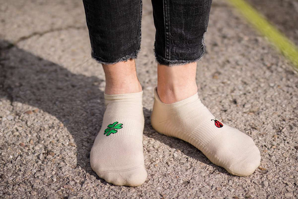 Active Day Pamučne Nazuvice Detelina i Bubamara - Bež