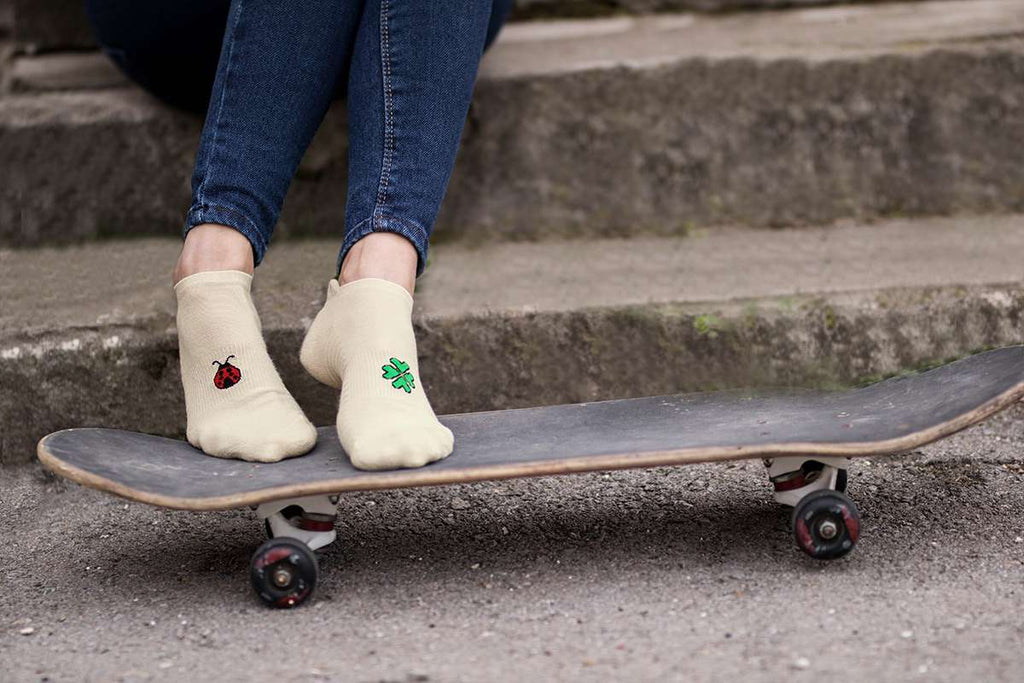 Active Day Pamučne Nazuvice Detelina i Bubamara - Bež