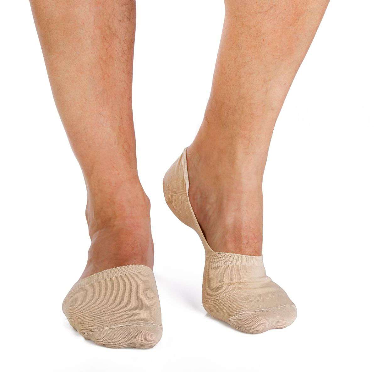 Nevidljive Pamučne Čarape Bež
