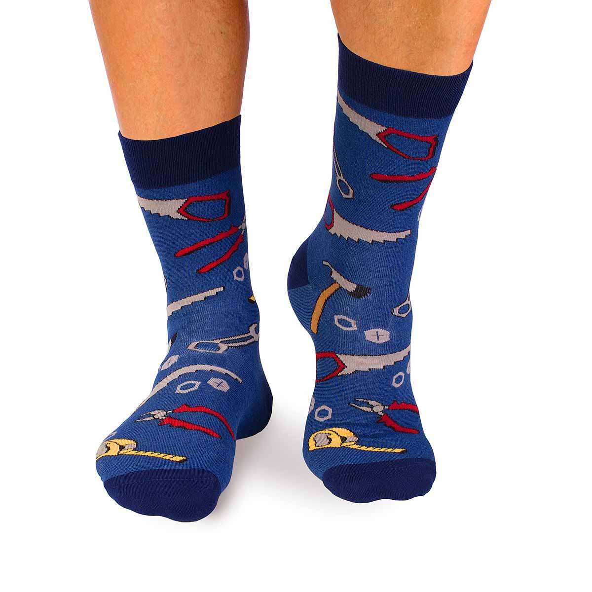 Pamučne Čarape Uradi Sam Plave