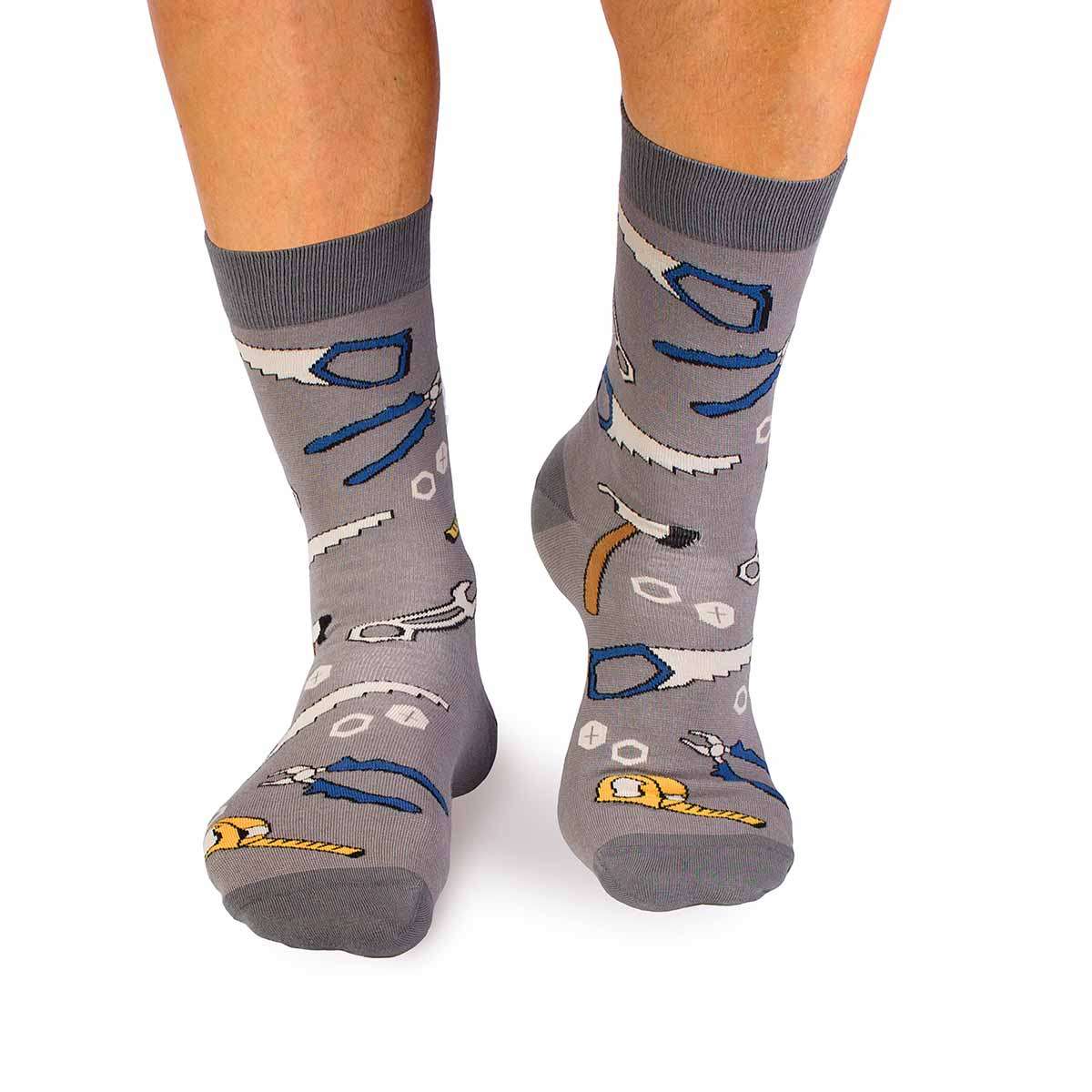 Pamučne Čarape Uradi Sam Svetlosive